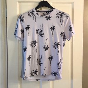 Hollister palm graphic Crewneck tee large